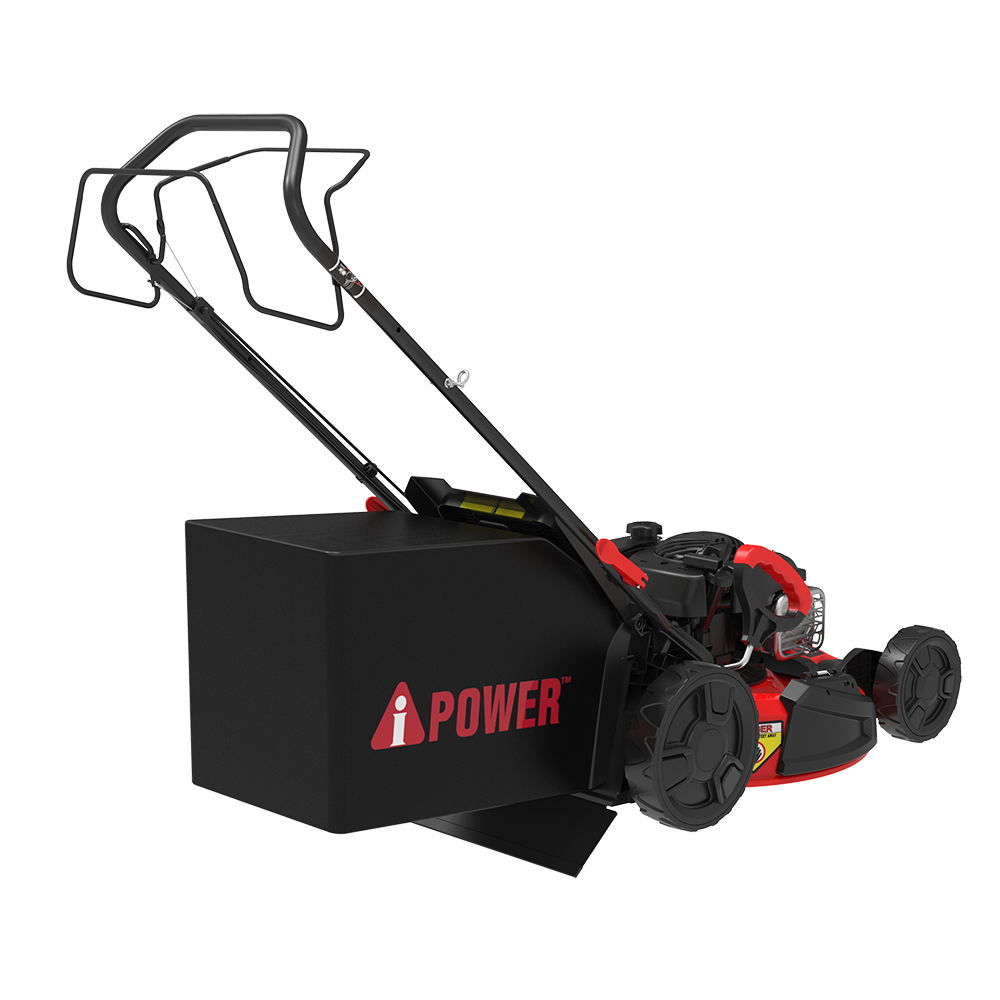 AiPower 22'' Self-Propelled RWD Walk Behind Mower 3 in 1 Bag & Mulching & Side Discharge with 6 Position Adjustable Height-LM3N1-SPR10