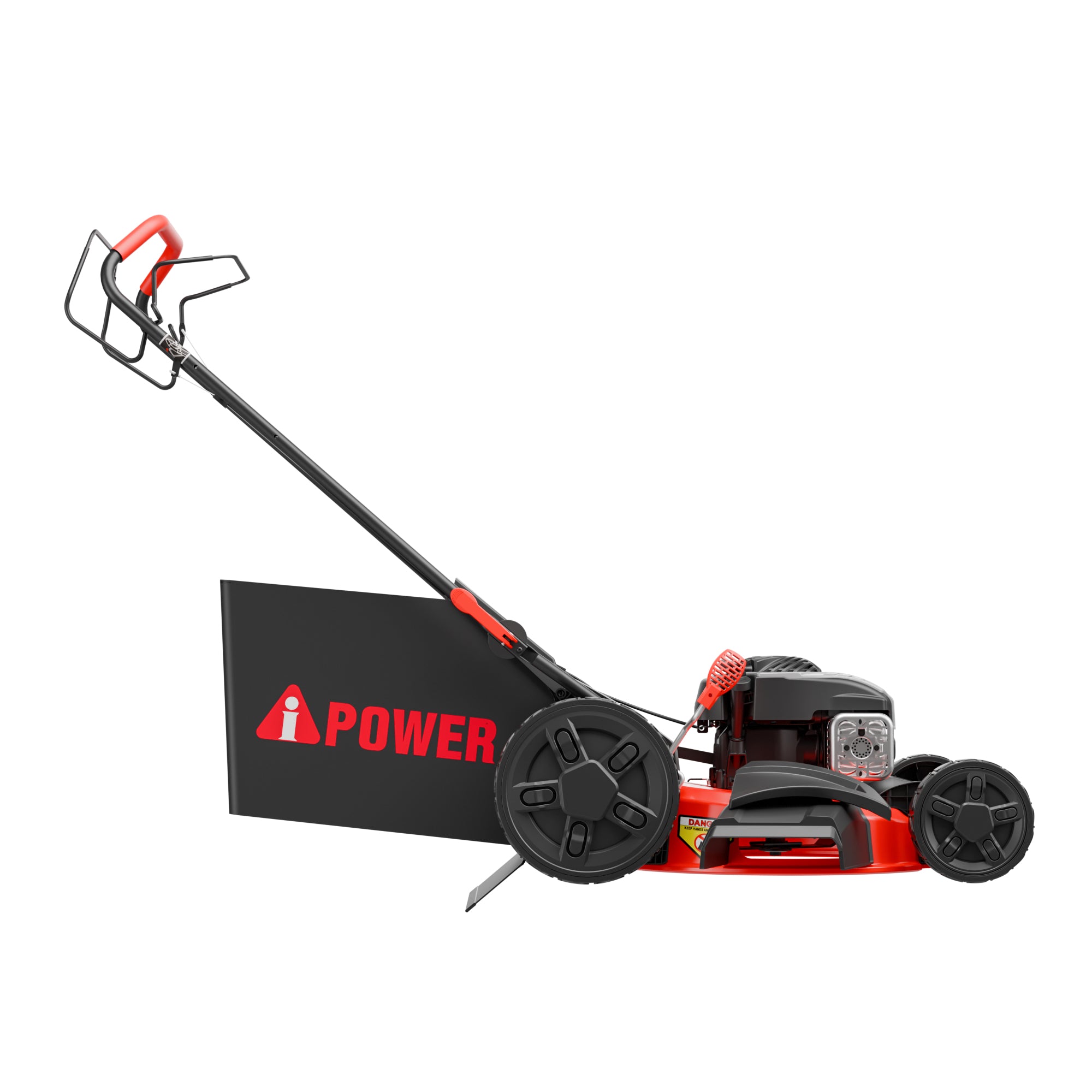 A-iPower 22'' Self-Propelled RWD Walk Behind Mower with Aero Flow™ Deck 3 in 1 Bag & Mulching & Side Discharge with 6 Position Adjustable Height-LM3N1-SPR