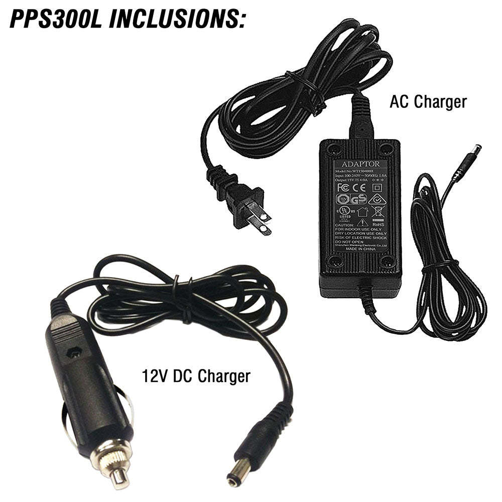 300Wh Portable Lithium Power Station Mobile Battery Generator PPS300L