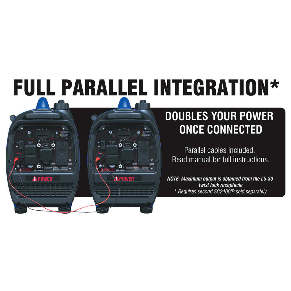 2400W Portable Inverter Generator With Yamaha Engine & CO Alert