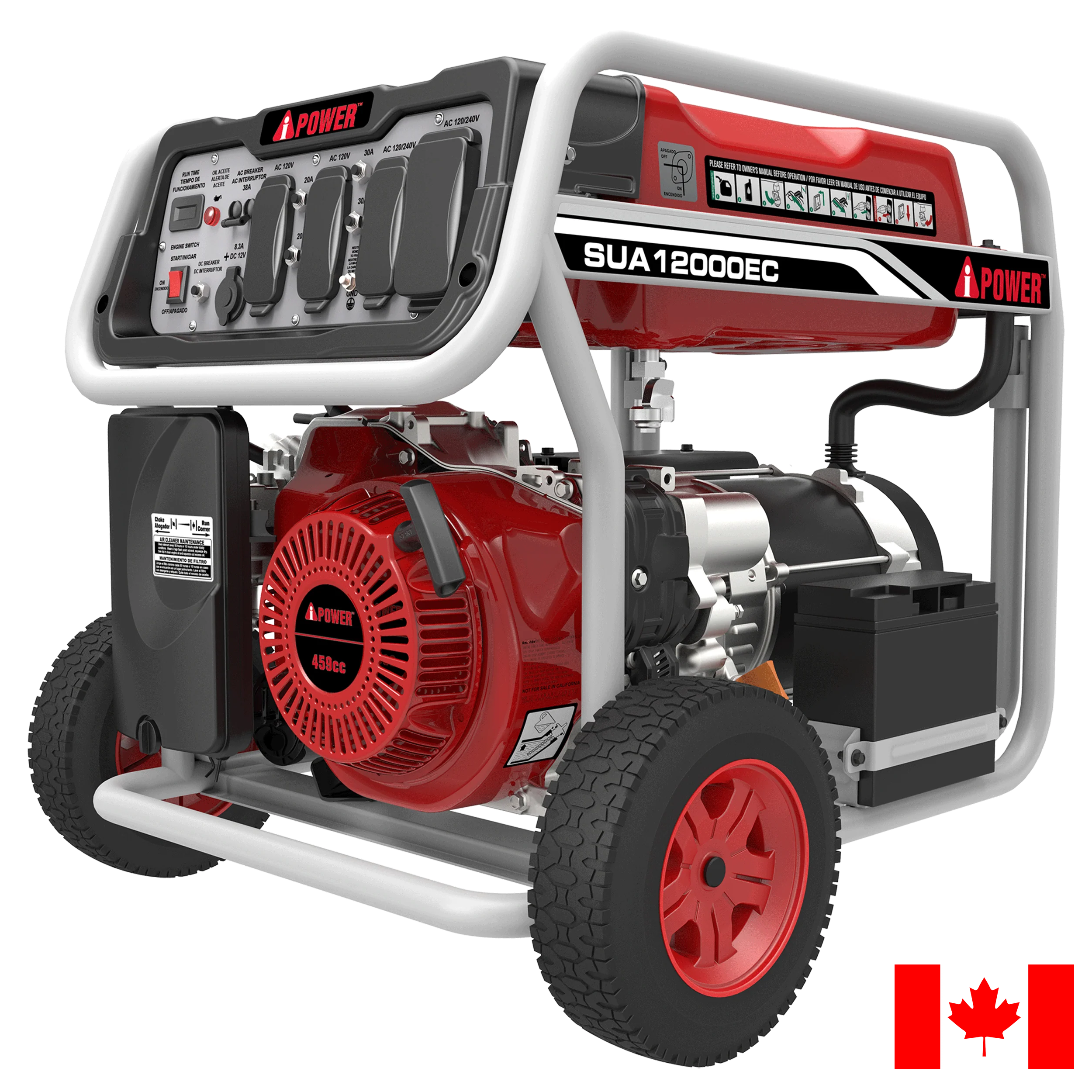 SUA12000EC - 12000 Watt Portable Generator