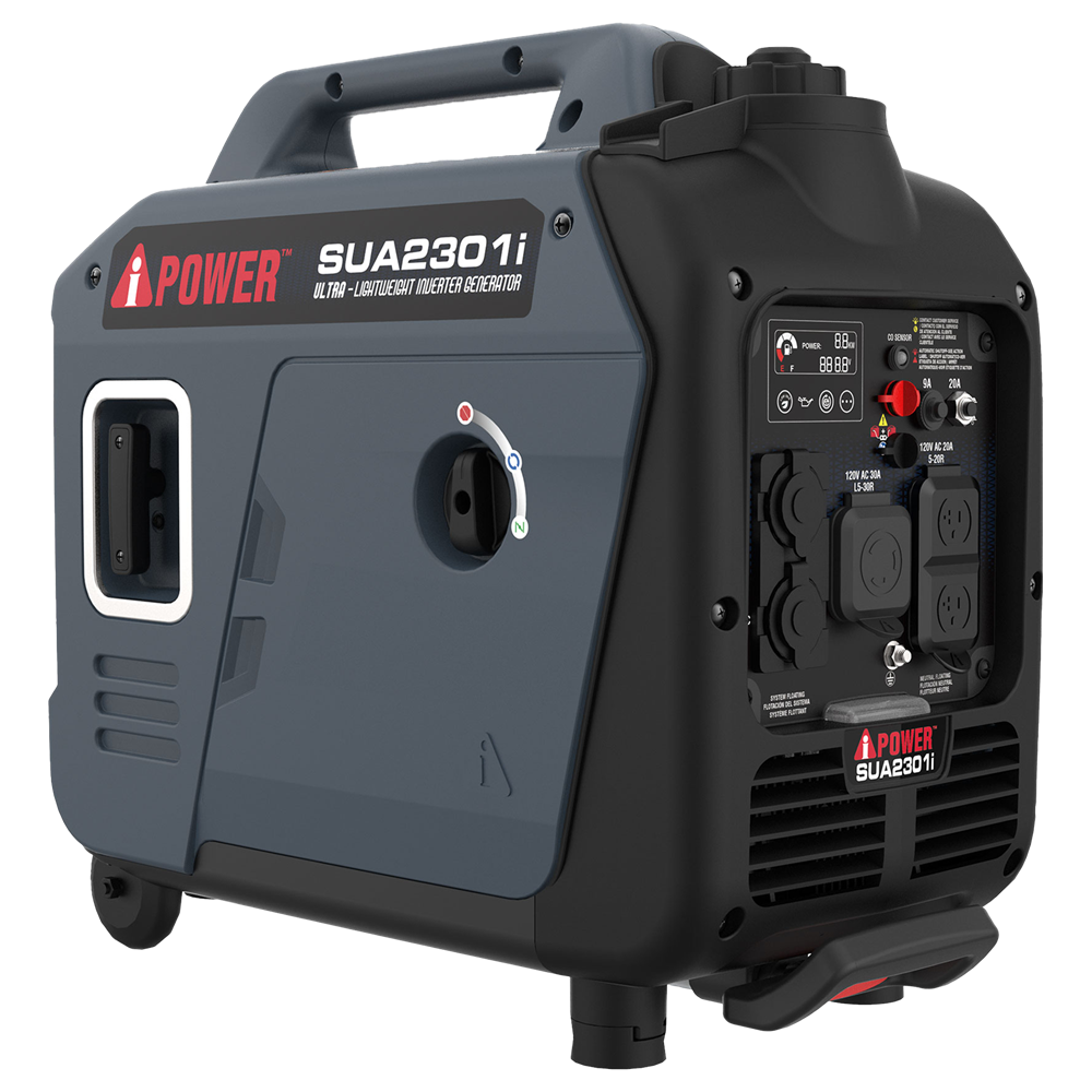 2300 Watts Portable Inverter Generator CO Alert & Llluminated SUA2301i