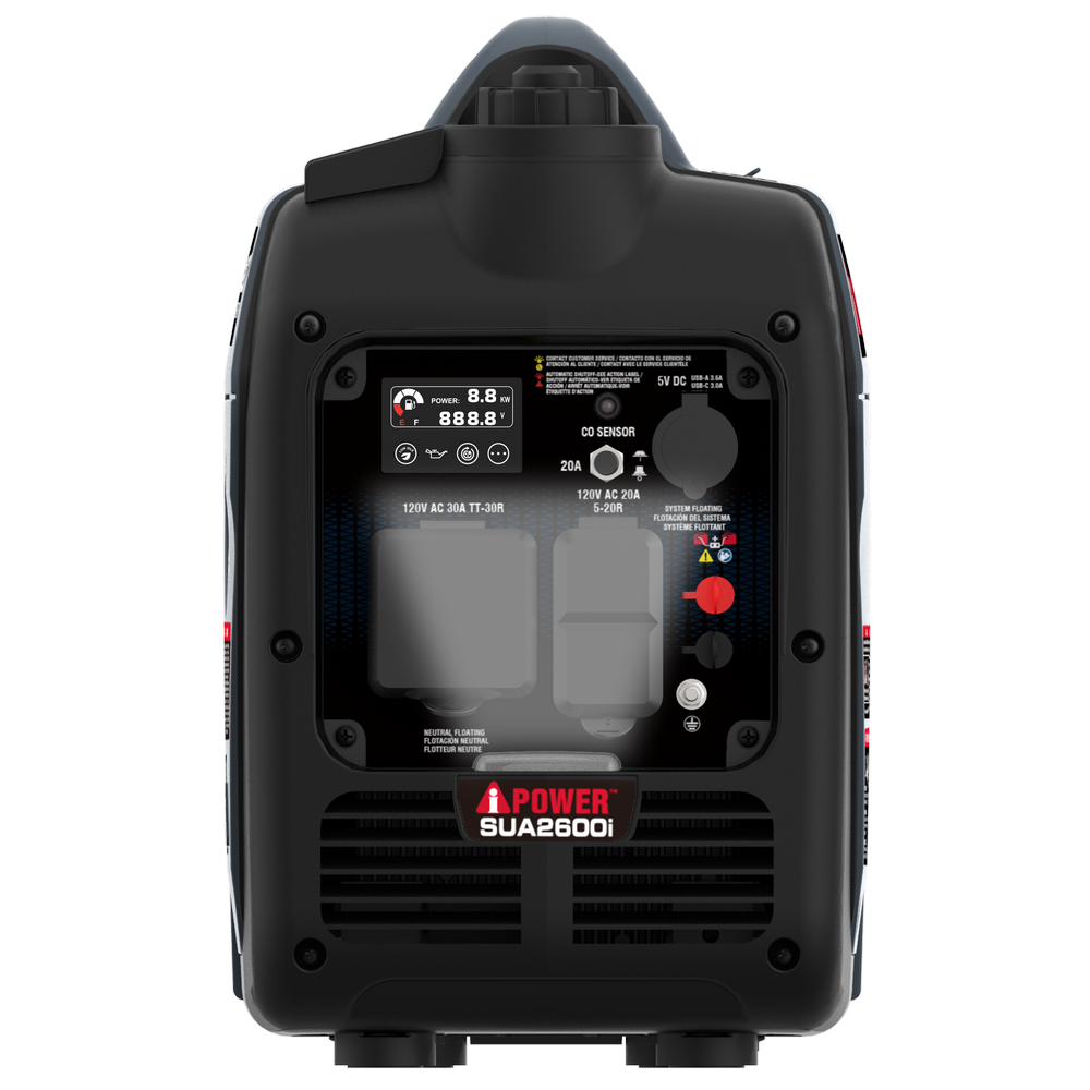 2600W Inverter Generator with ECO Mode & CO Sensor | SUA2600i