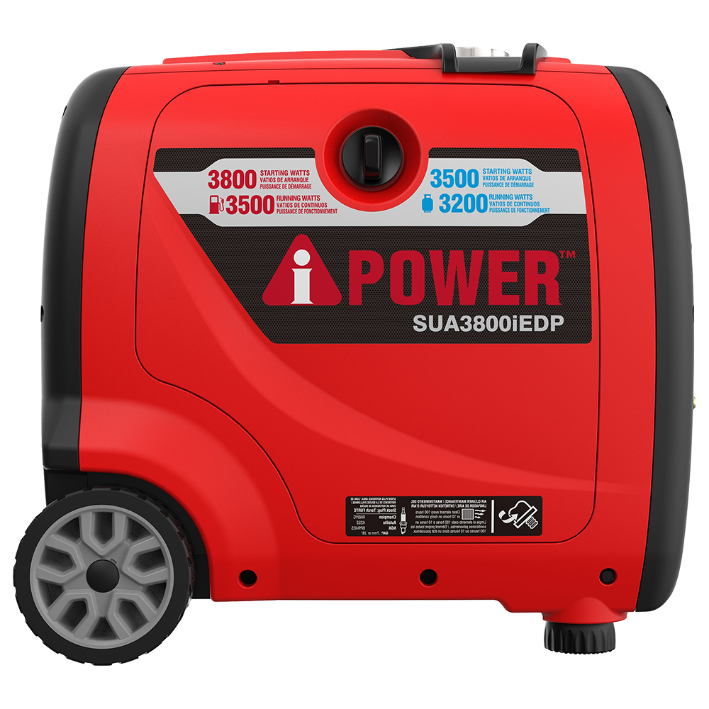 3800W Dual Fuel Portable Inverter Generator, Remote Start With CO Alert