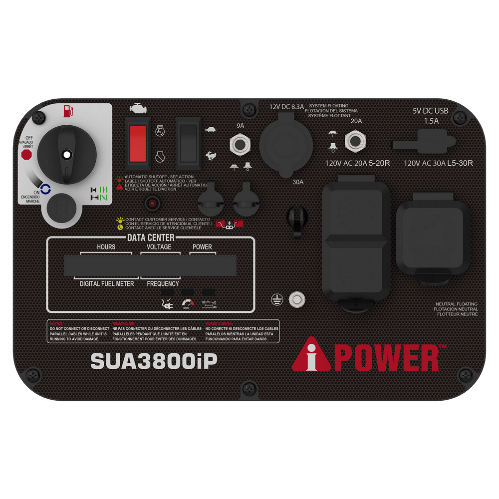 3800W Portable Inverter Generator With CO Alert