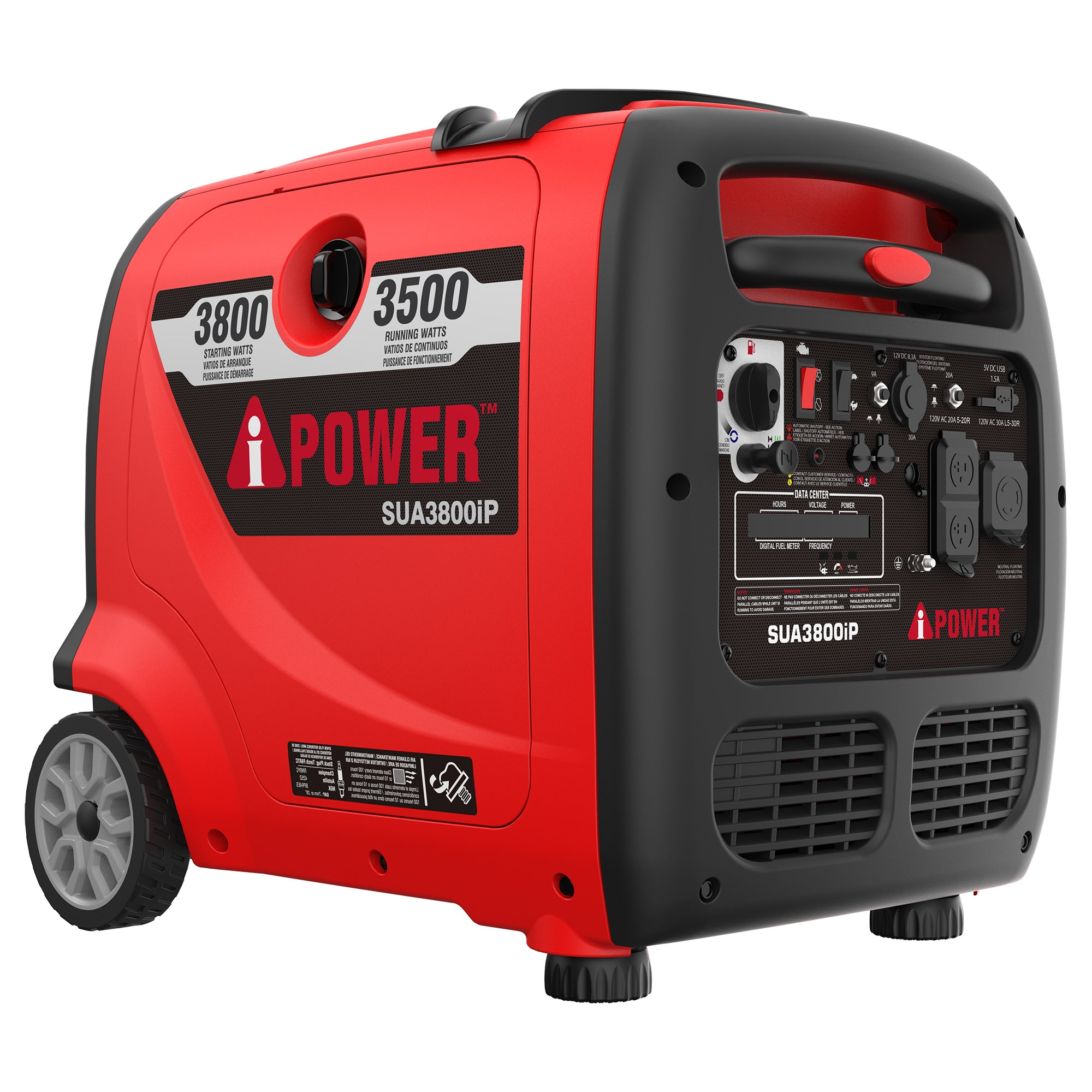 3800W Portable Inverter Generator With CO Alert