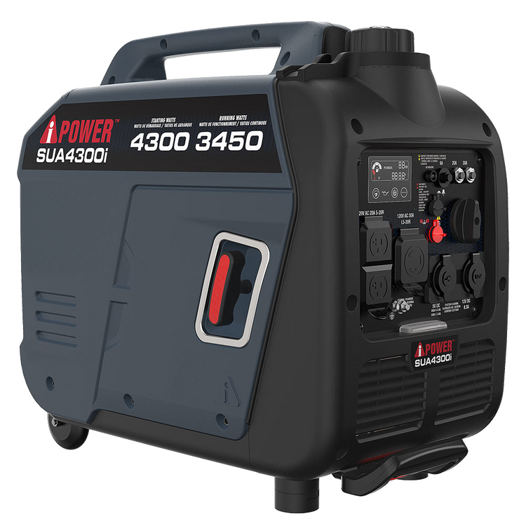 4300W Portable Inverter Generator With CO Alert & Llluminated SUA4300i