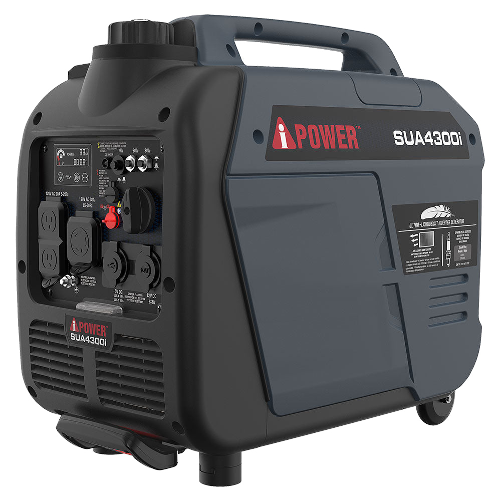 4300W Portable Inverter Generator With CO Alert & Llluminated SUA4300i