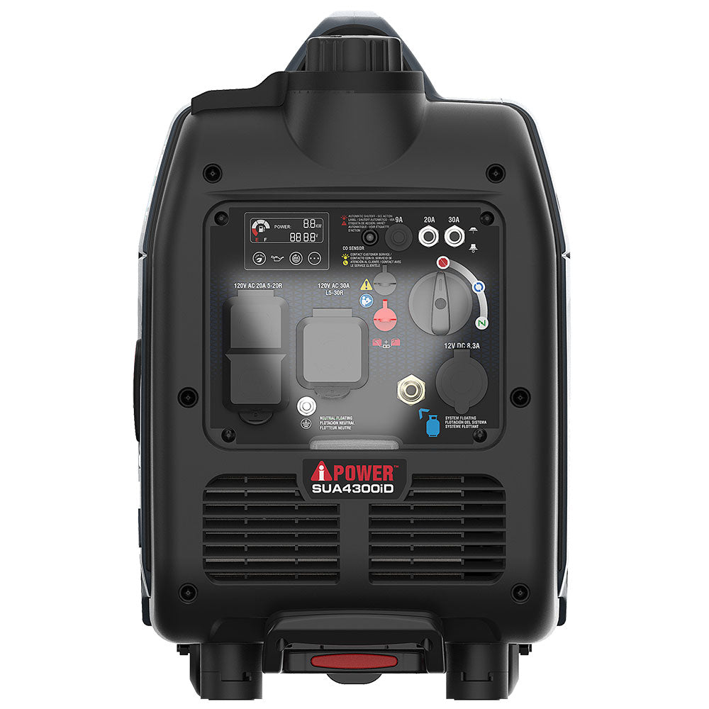 4300W Dual Fuel Inverter Generator With CO Alert &  Llluminated SUA4300iD