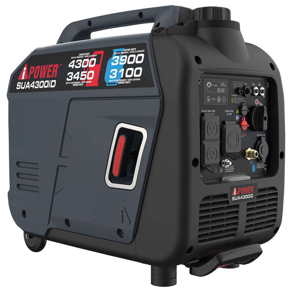 4300W Dual Fuel Inverter Generator With CO Alert &  Llluminated SUA4300iD