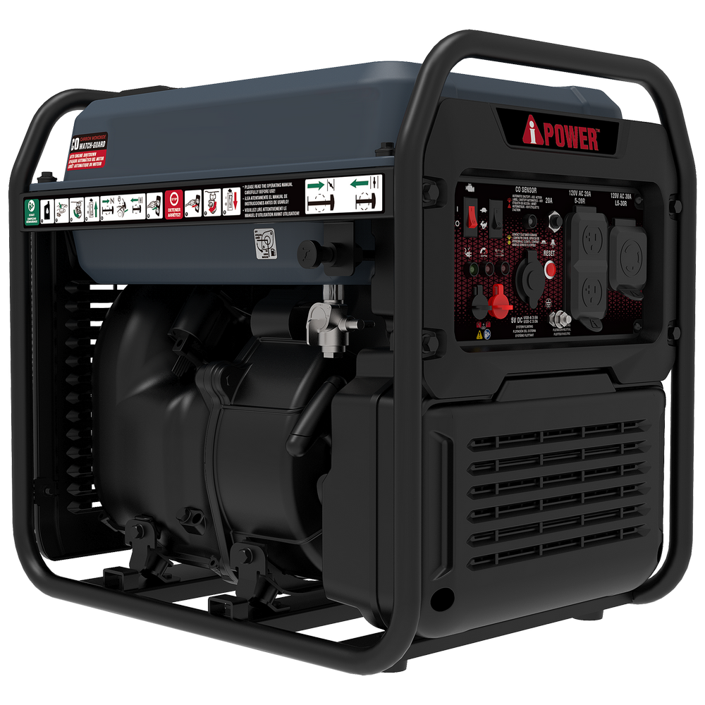 4600W Portable Open-Frame Inverter Generator With CO Alert
