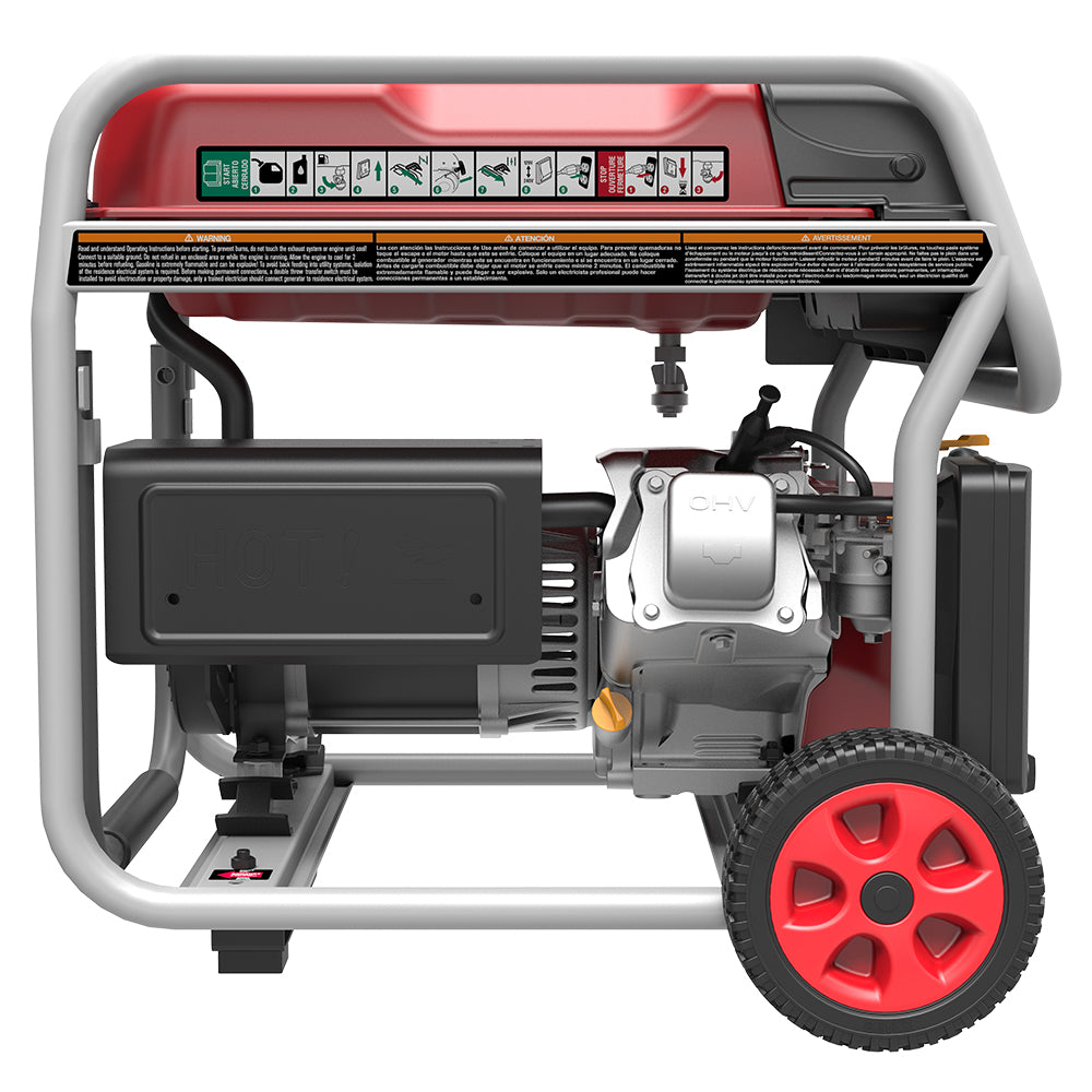 5000 Watt Portable Gas Generator with CO Sensor, 120V/240V Backup Generator for Home, RV & Jobsite-SUA5000AP