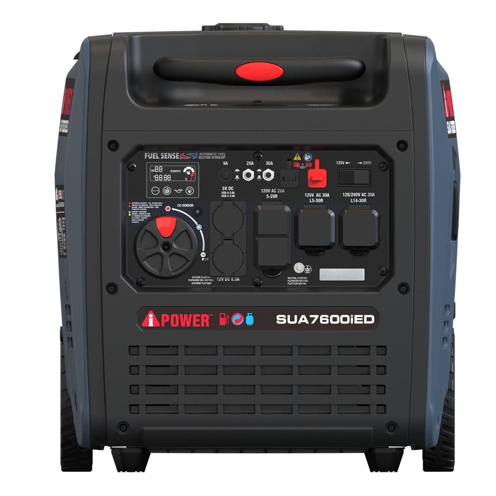 7600W Dual Fuel Portable Inverter Generator,Electric Start with CO 7600W Dual Fuel Portable Inverter Generator,Electric Start with CO