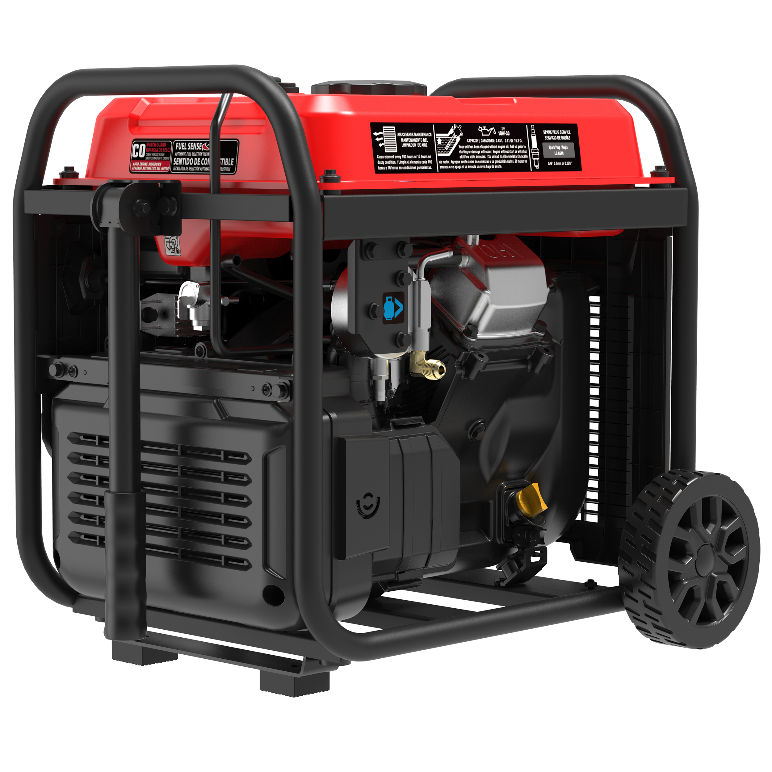 XOS4600iDF Dual Fuel Open Frame Inverter Generator