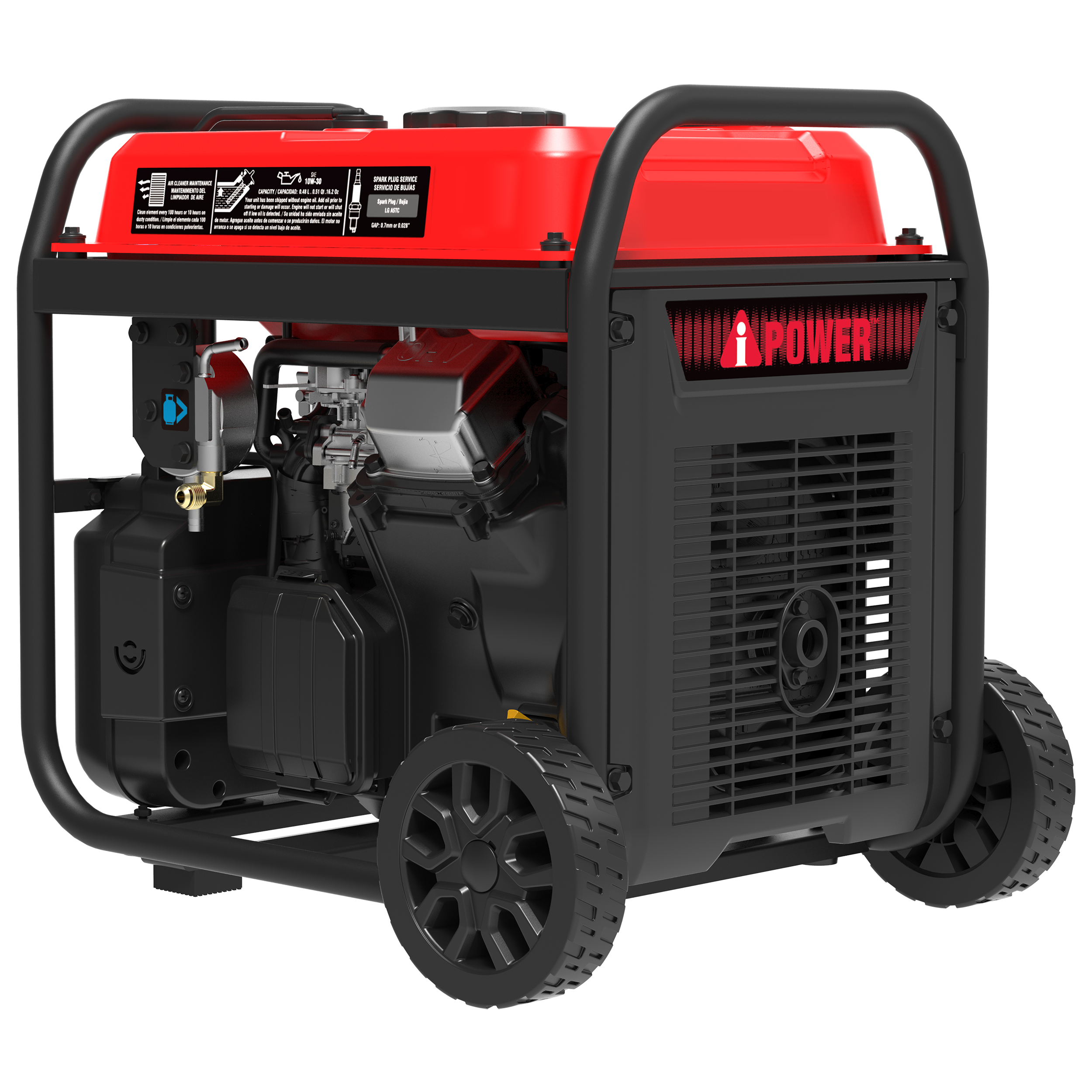 XOS4600iDF Dual Fuel Open Frame Inverter Generator