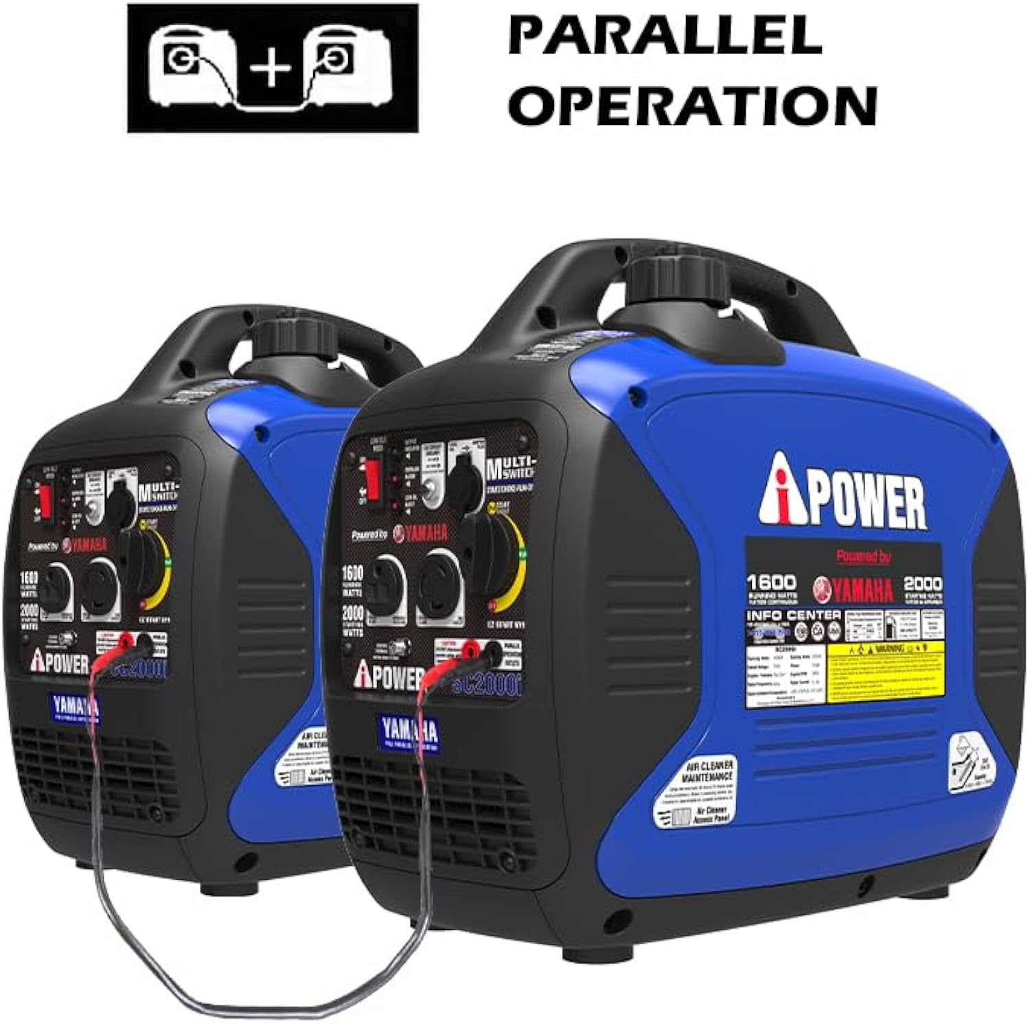 2000 Watt Portable Inverter Generator with Yamaha Engine