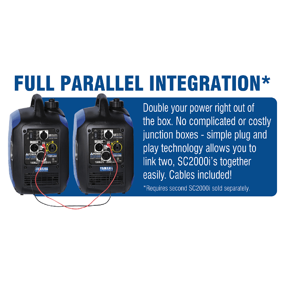 2000 Watt Portable Inverter Generator with Yamaha Engine