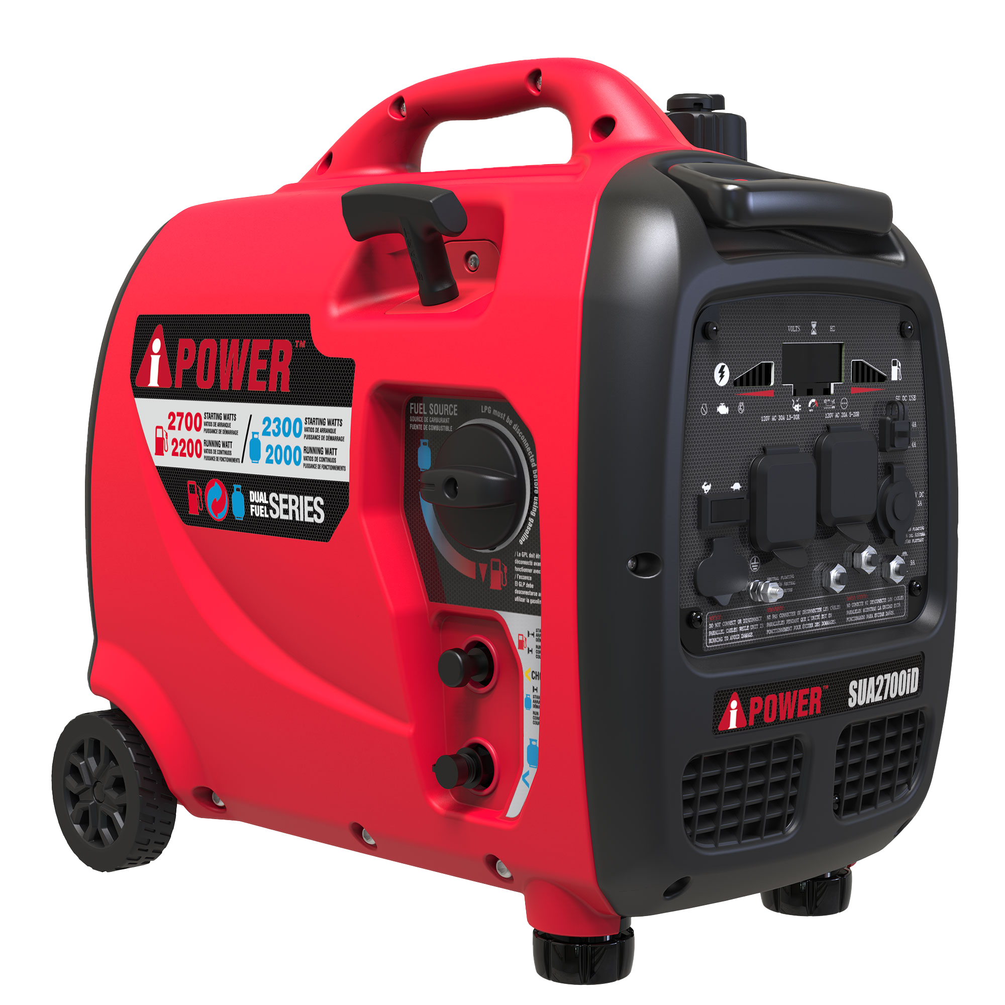 SUA2700iD - 2700 Watt Dual Fuel Inverter Generator