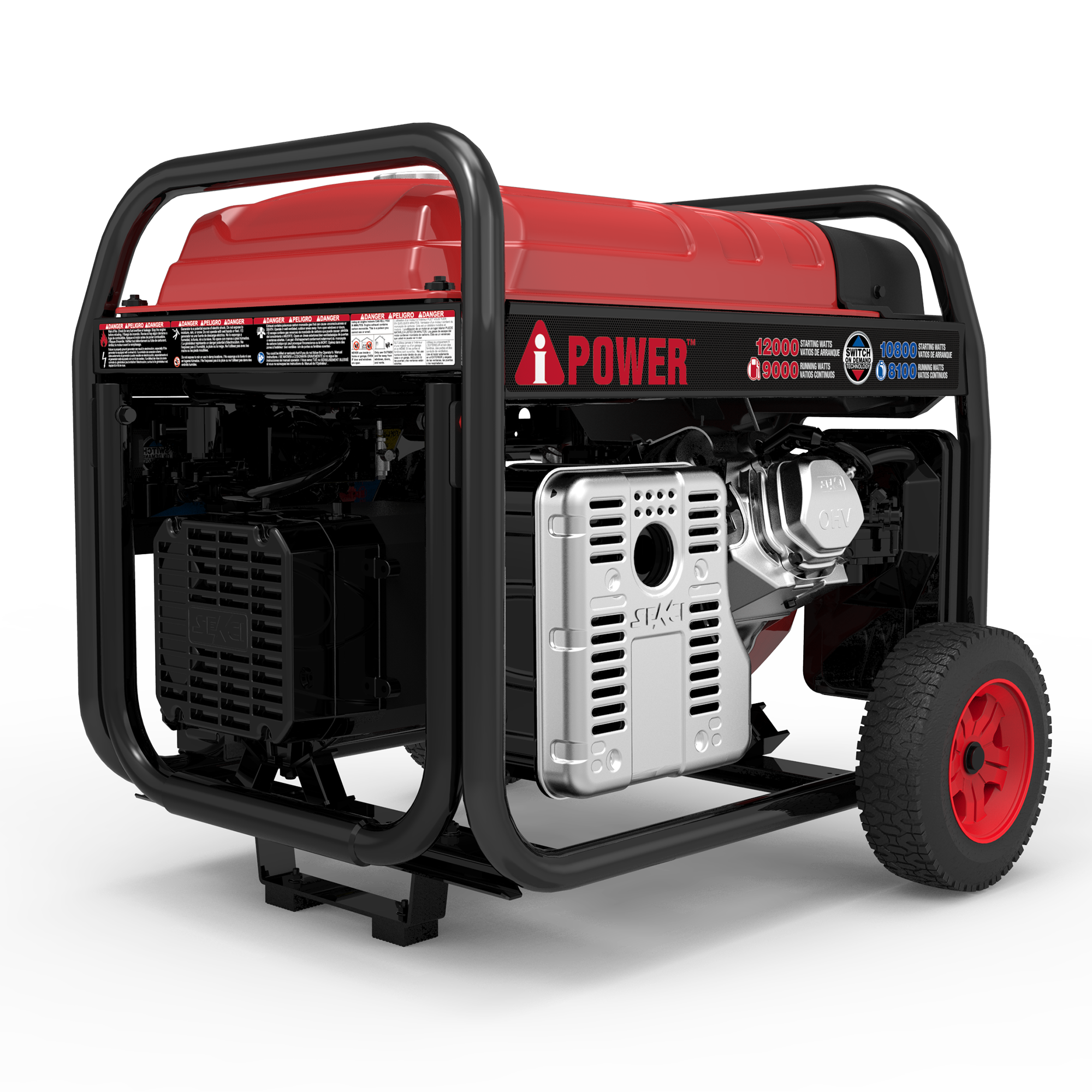 SUA12000ED - 12000 Watt Dual Fuel Portable Generator