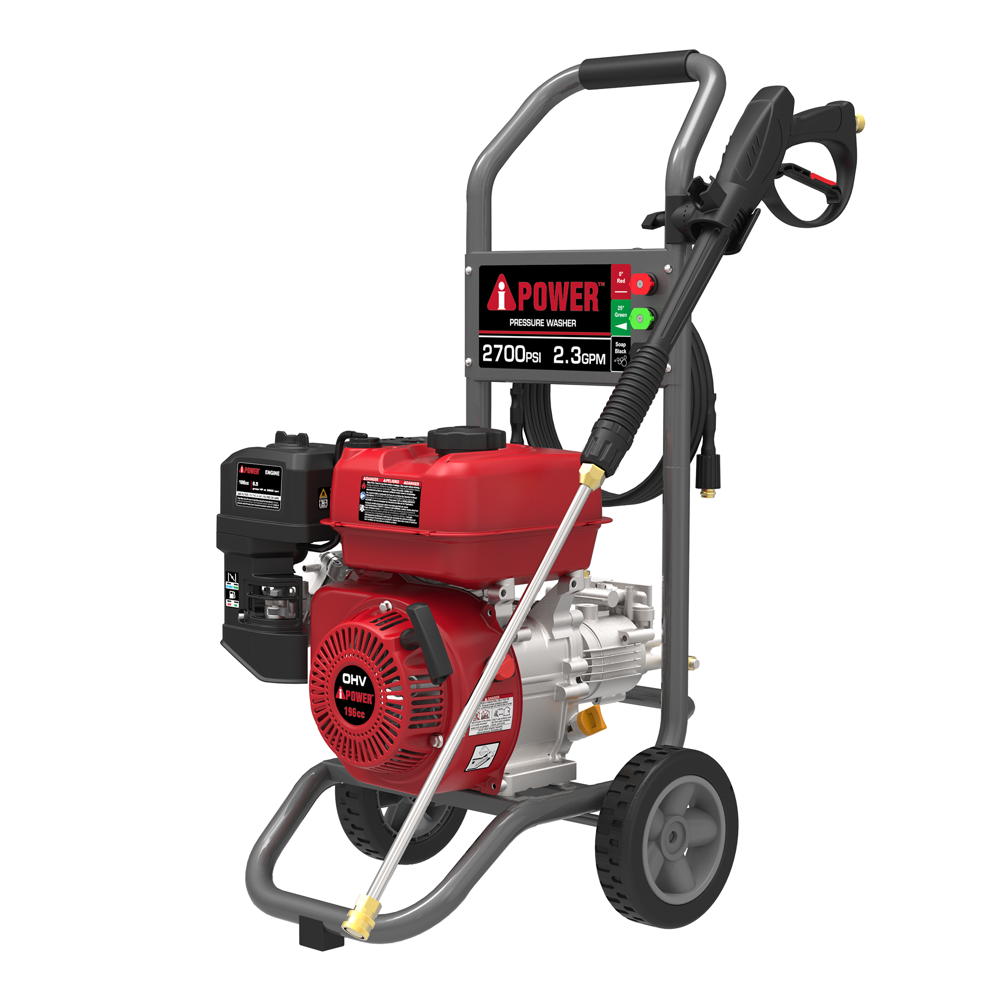 APW2700C Gas Powered Pressure Washer – AiPower Corp.