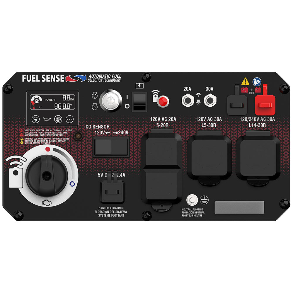 GXS7100iRD - 7100 Watt Dual Fuel With Remote Start Inverter Generator