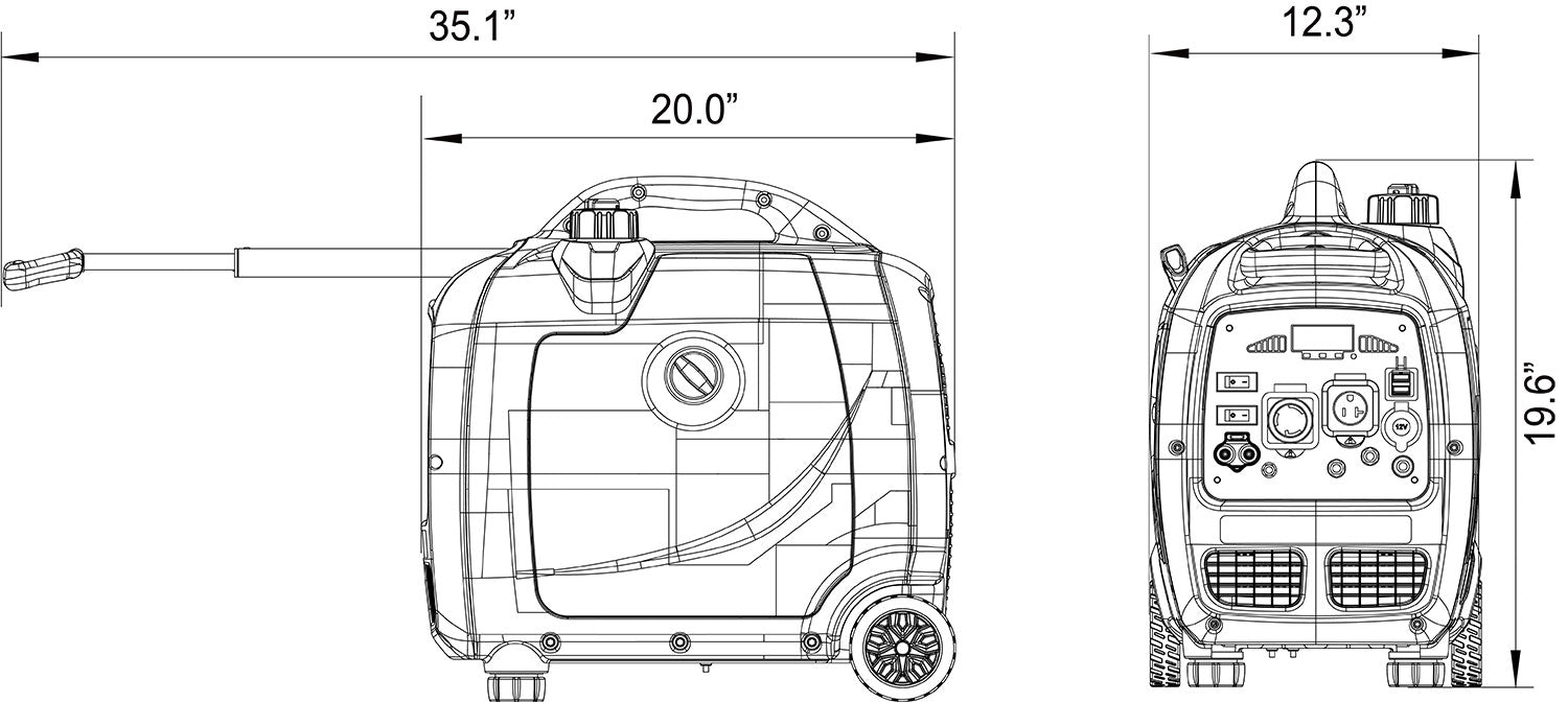 SUA2700i - 2700 Watt Inverter Generator