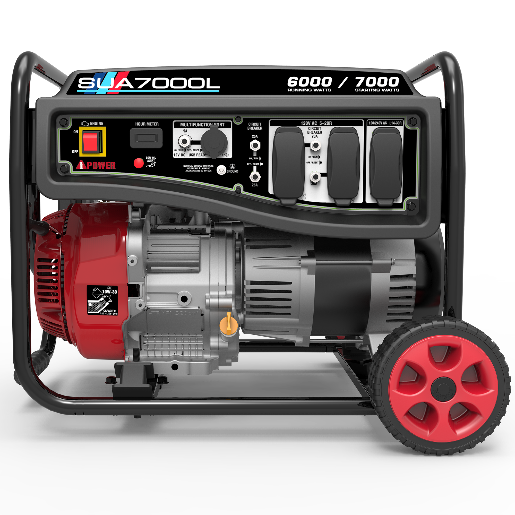 SUA7000L - 7000 Watt Portable Generator